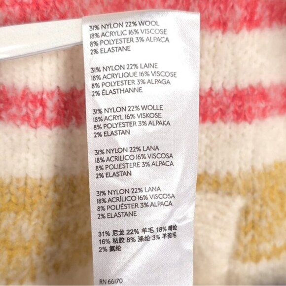 Anthropologie Elana Tunic Sweater Striped Women’s WOOL ALPACA Blend Size XS - Picture 13 of 14